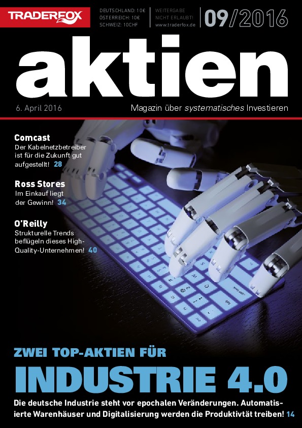 Cover des Aktien-Magazins 09 / 2016 vom 06. April 2016