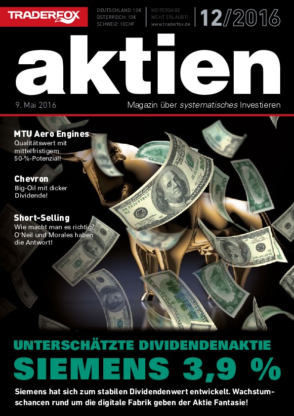 Cover des Aktien-Magazins 12 / 2016 vom 09. Mai 2016