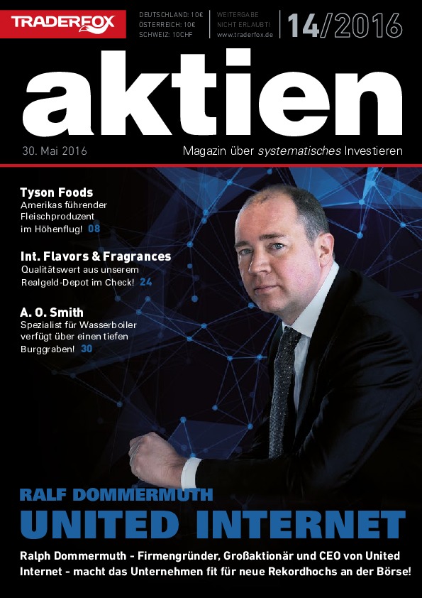 Cover des Aktien-Magazins 14 / 2016 vom 30. Mai 2016