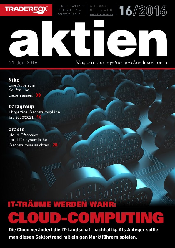Cover des Aktien-Magazins 16 / 2016 vom 21. Juni 2016