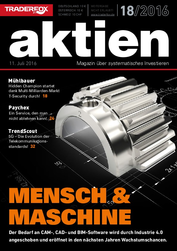 Cover des Aktien-Magazins 18 / 2016 vom 11. Juli 2016