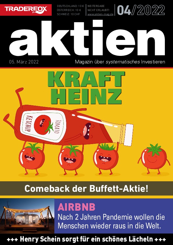 Cover des Aktien-Magazins 04 / 2022 vom 04. März 2022