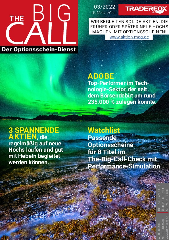Cover des The Big Call-Magazins 08 / 2024 vom 08. Oktober 2024