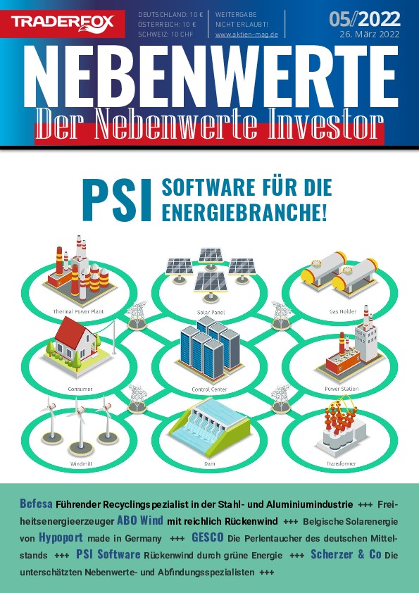 Cover des Nebenwerte Investor-Magazins 05 / 2022 vom 25. März 2022