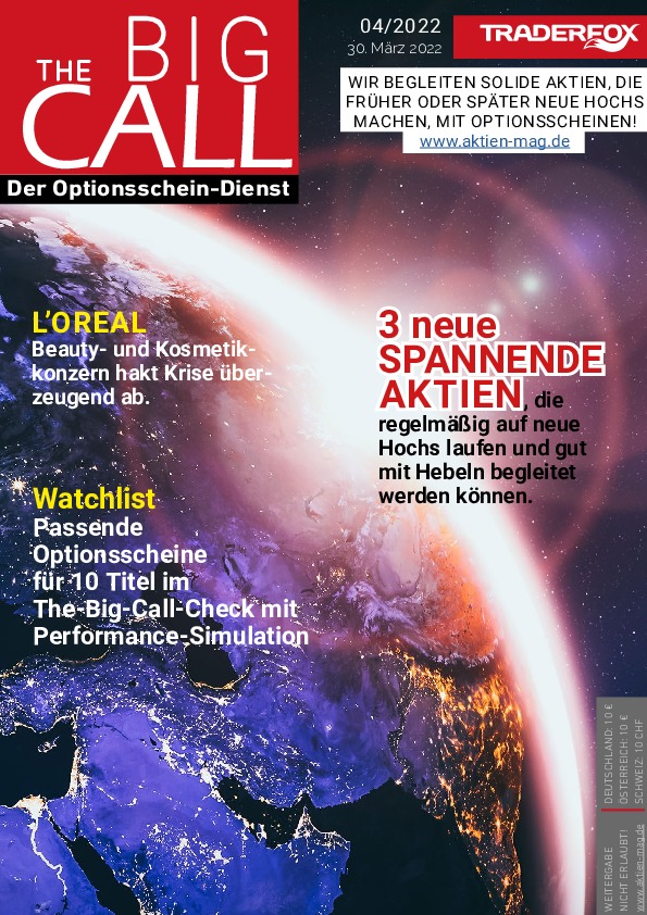 Cover des The Big Call-Magazins 08 / 2024 vom 08. Oktober 2024
