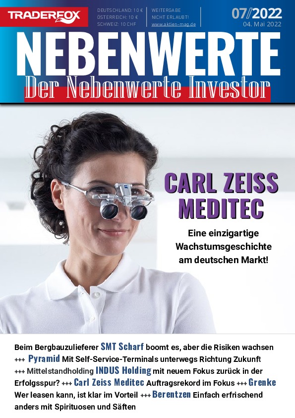 Cover des Nebenwerte Investor-Magazins 07 / 2022 vom 03. Mai 2022