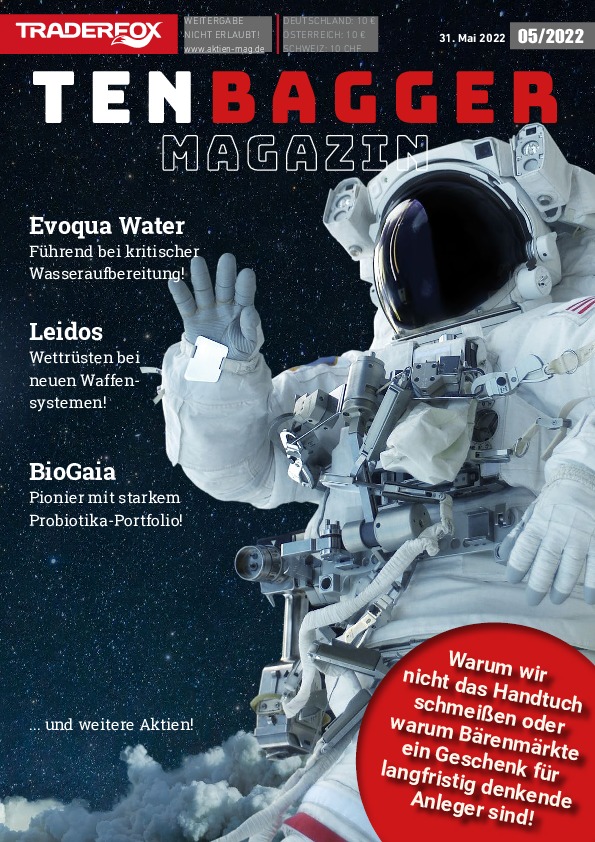 Cover des Tenbagger Magazins 05 / 2022 vom 31. Mai 2022