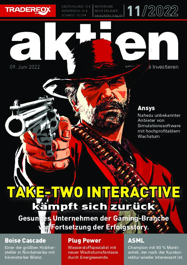 Cover des Aktien-Magazins 11 / 2022 vom 08. Juni 2022