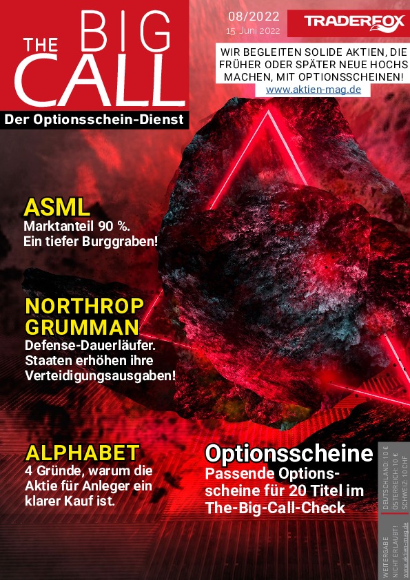Cover des The Big Call-Magazins 08 / 2024 vom 08. Oktober 2024