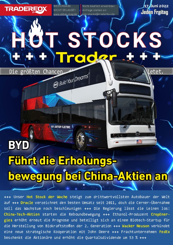 Cover des Trendfollowing-Magazin 05 / 2022 vom 17. Juni 2022