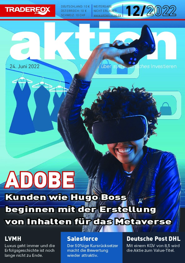 Cover des Aktien-Magazins 12 / 2022 vom 23. Juni 2022