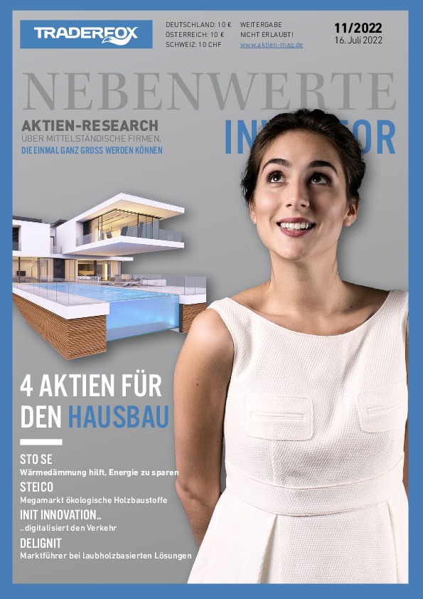 Cover des Nebenwerte Investor-Magazins 11 / 2022 vom 15. Juli 2022