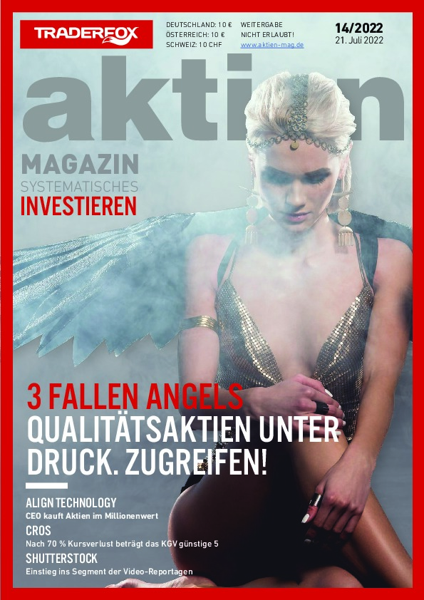 Cover des Aktien-Magazins 14 / 2022 vom 20. Juli 2022