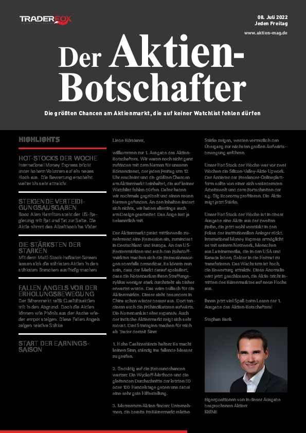 Cover des Trendfollowing-Magazin 07 / 2022 vom 08. Juli 2022