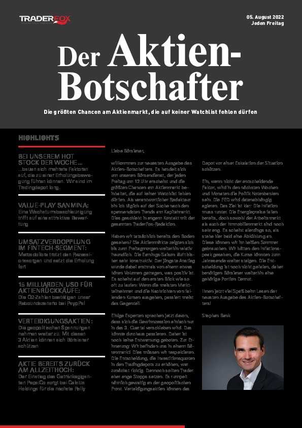 Cover des Trendfollowing-Magazin 11 / 2022 vom 05. August 2022