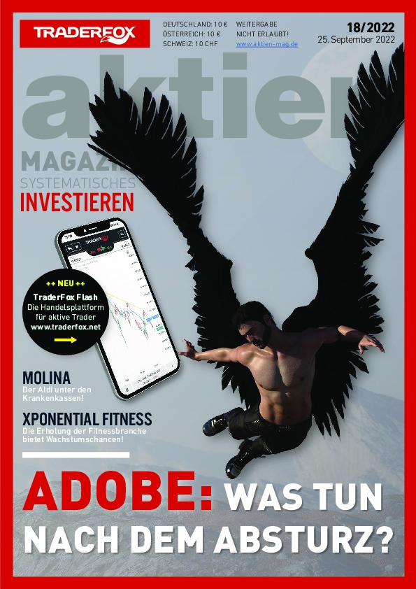 Cover des Aktien-Magazins 18 / 2022 vom 23. September 2022
