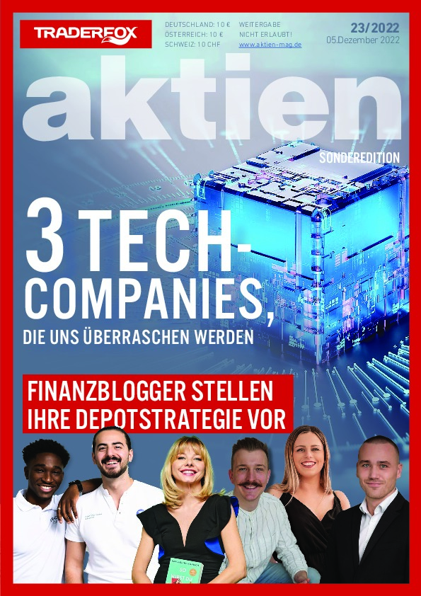 Cover des Aktien-Magazins 23 / 2022 vom 05. Dezember 2022