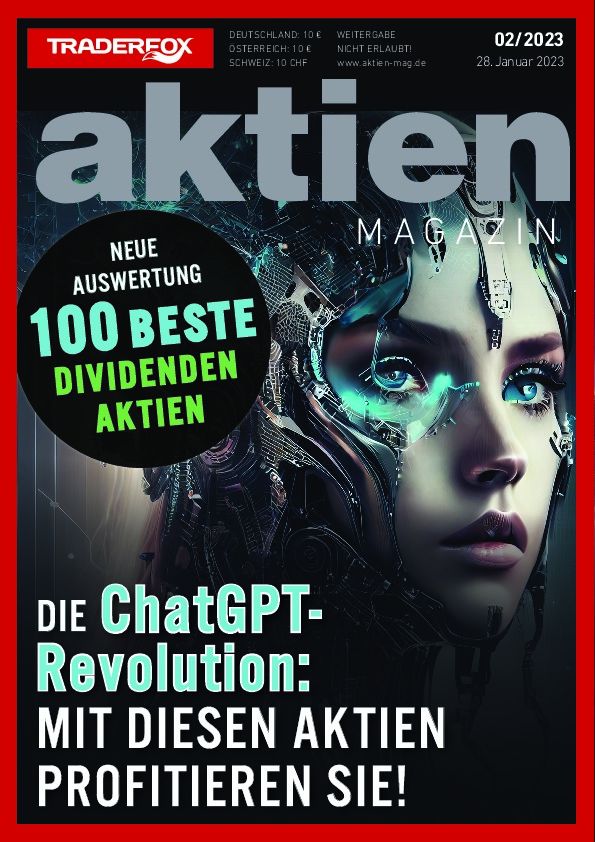 Cover des Aktien-Magazins 02 / 2023 vom 27. Januar 2023
