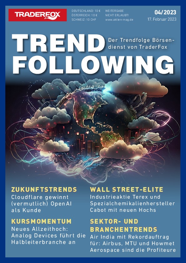 Cover des Trendfollowing-Magazin 04 / 2023 vom 17. Februar 2023