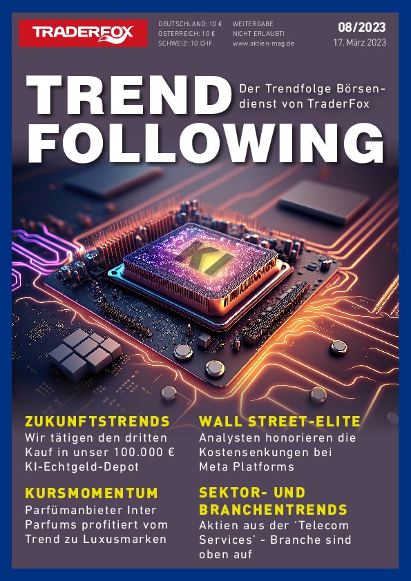 Cover des Trendfollowing-Magazin 08 / 2023 vom 17. März 2023