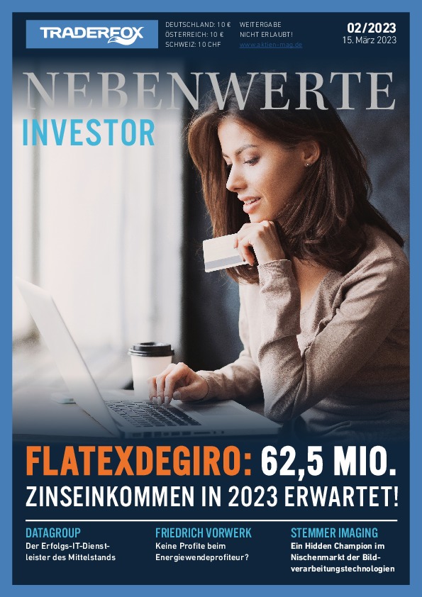 Cover des Nebenwerte Investor-Magazins 02 / 2023 vom 14. März 2023