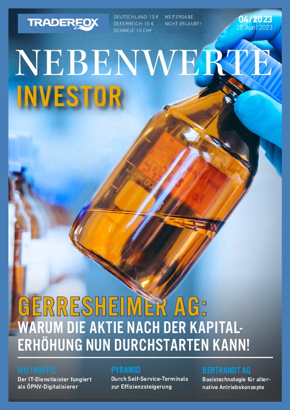 Cover des Nebenwerte Investor-Magazins 04 / 2023 vom 27. April 2023