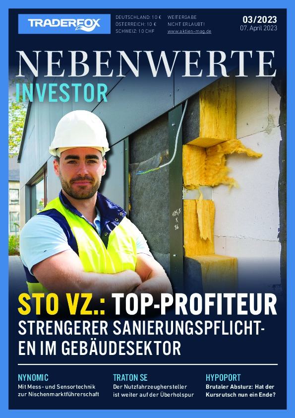 Cover des Nebenwerte Investor-Magazins 03 / 2023 vom 06. April 2023
