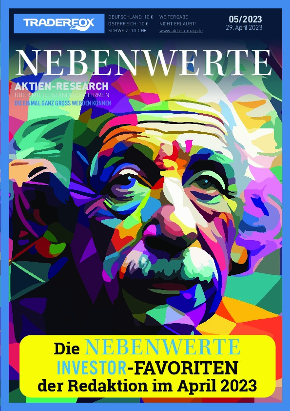 Cover des Nebenwerte Investor-Magazins 05 / 2023 vom 28. April 2023