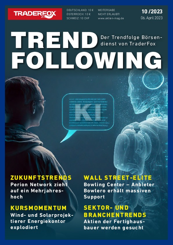 Cover des Trendfollowing-Magazin 10 / 2023 vom 06. April 2023