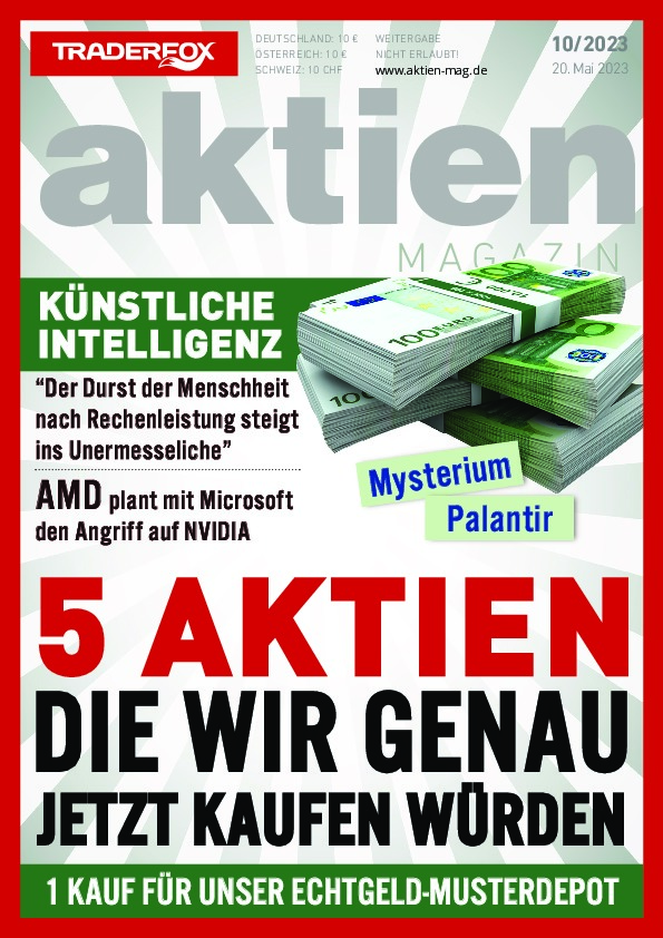 Cover des Aktien-Magazins 10 / 2023 vom 19. Mai 2023