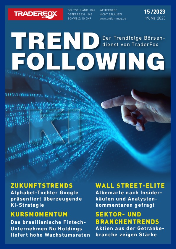 Cover des Trendfollowing-Magazin 15 / 2023 vom 19. Mai 2023