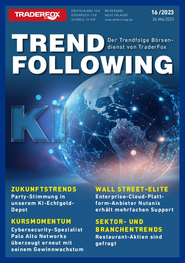 Cover des Trendfollowing-Magazin 16 / 2023 vom 26. Mai 2023