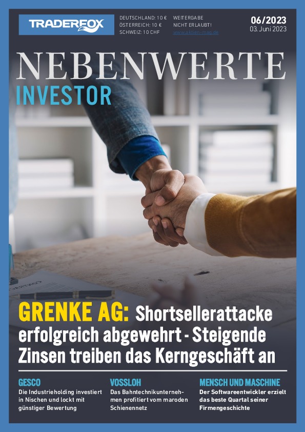 Cover des Nebenwerte Investor-Magazins 06 / 2023 vom 02. Juni 2023