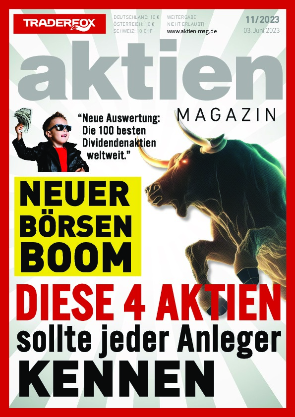 Cover des Aktien-Magazins 11 / 2023 vom 02. Juni 2023