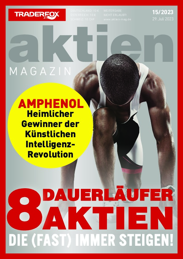 Cover des Aktien-Magazins 15 / 2023 vom 28. Juli 2023