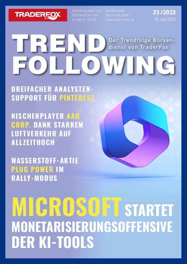 Cover des Trendfollowing-Magazin 23 / 2023 vom 21. Juli 2023