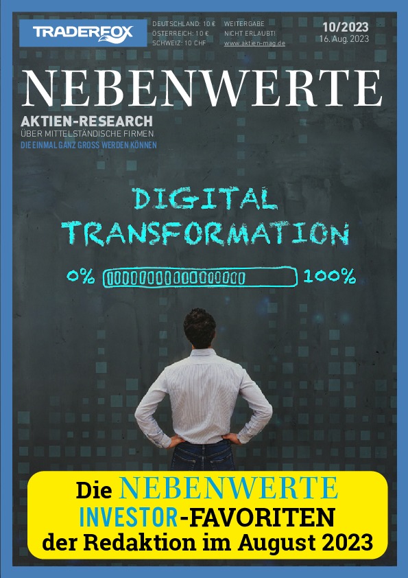 Cover des Nebenwerte Investor-Magazins 10 / 2023 vom 15. August 2023