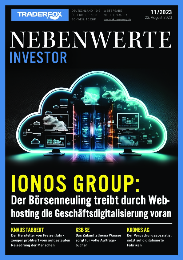 Cover des Nebenwerte Investor-Magazins 11 / 2023 vom 23. August 2023