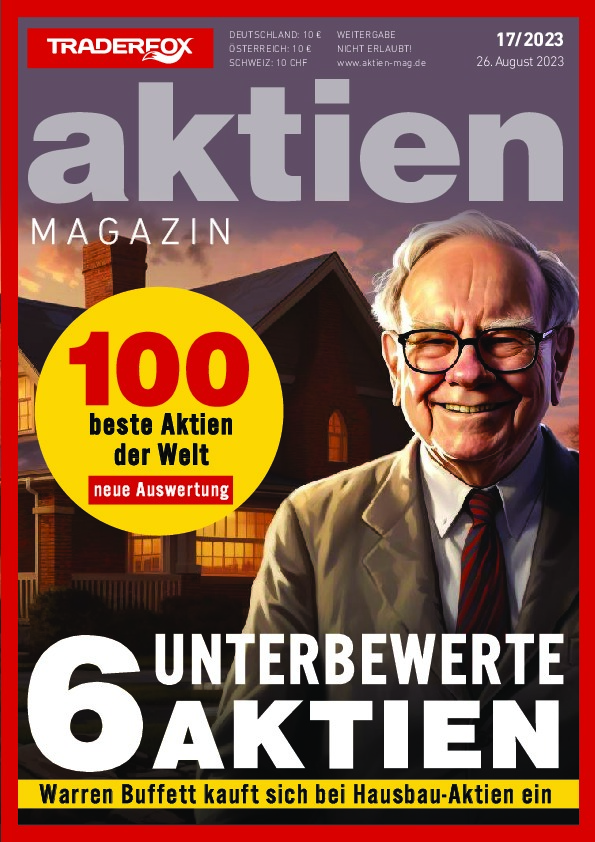 Cover des Aktien-Magazins 17 / 2023 vom 25. August 2023