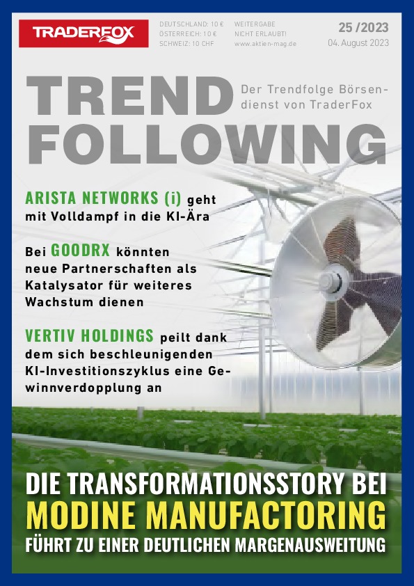 Cover des Trendfollowing-Magazin 25 / 2023 vom 04. August 2023
