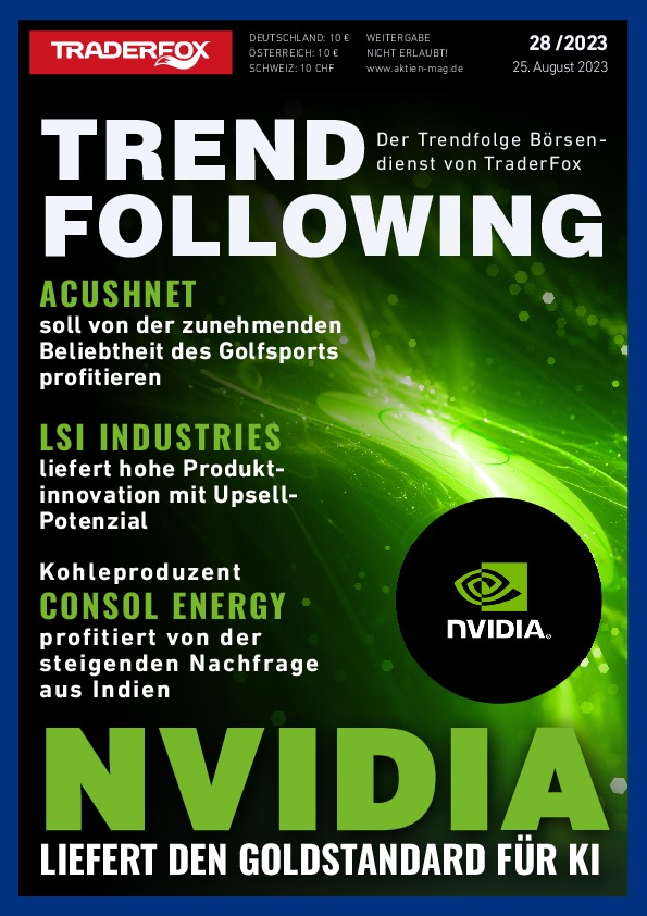 Cover des Trendfollowing-Magazin 28 / 2023 vom 25. August 2023
