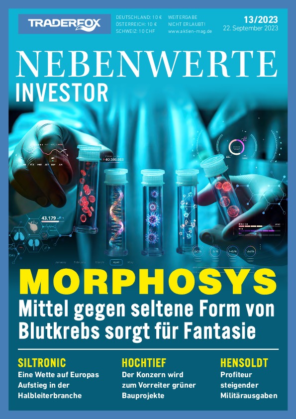 Cover des Nebenwerte Investor-Magazins 13 / 2023 vom 21. September 2023