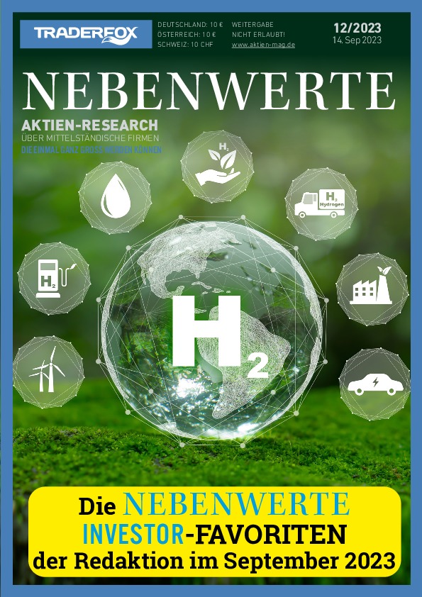 Cover des Nebenwerte Investor-Magazins 12 / 2023 vom 13. September 2023