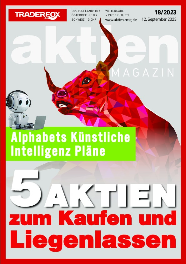 Cover des Aktien-Magazins 18 / 2023 vom 11. September 2023