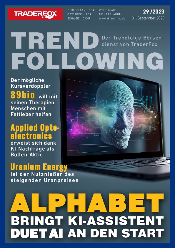 Cover des Trendfollowing-Magazin 29 / 2023 vom 01. September 2023