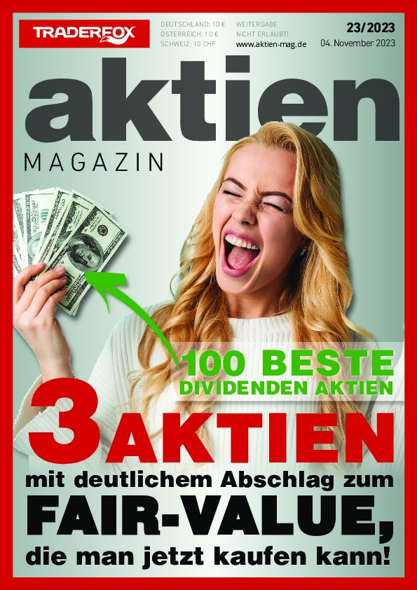 Cover des Aktien-Magazins 23 / 2023 vom 03. November 2023