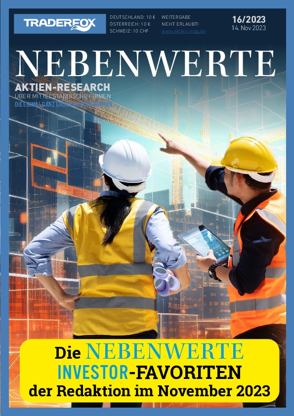 Cover des Nebenwerte Investor-Magazins 16/2023 vom 13. November 2023