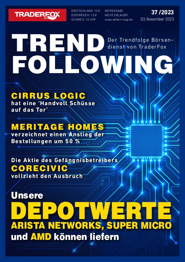 Cover des Trendfollowing-Magazin 37 / 2023 vom 03. November 2023