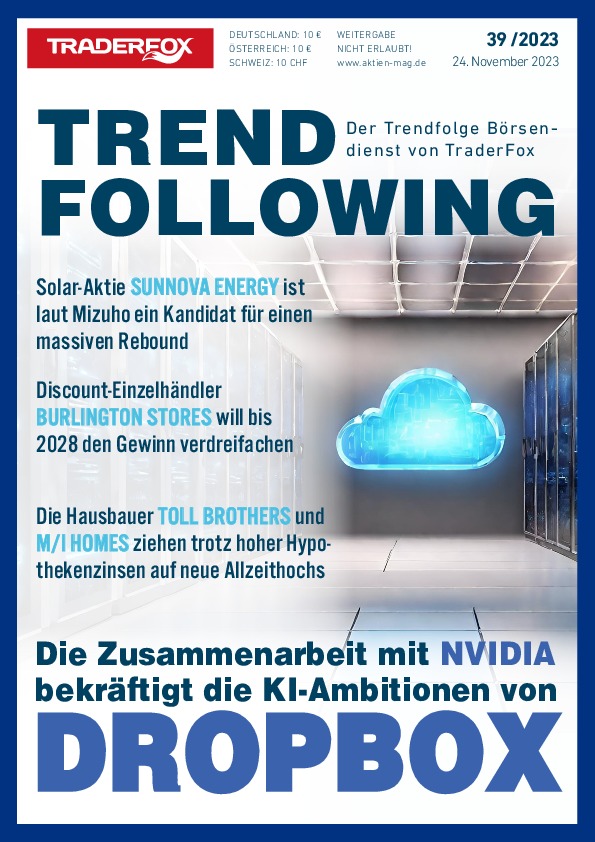 Cover des Trendfollowing-Magazin 39 / 2023 vom 24. November 2023