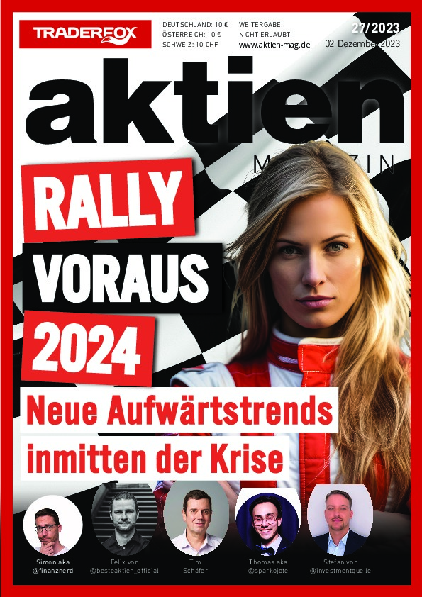Cover des Aktien-Magazins 27 / 2023 vom 01. Dezember 2023